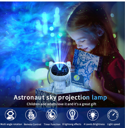 Kids Star Projector Night Light with Remote Control 360°Adjustable Design Astronaut Nebula Galaxy Lighting for Children Adults