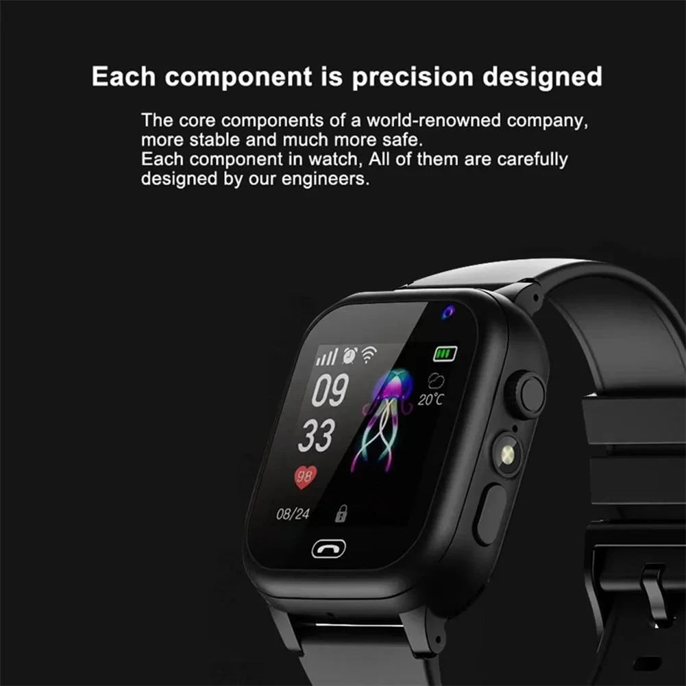 Kids 4G Smart Watch SOS GPS Location Voice Call Sim Card Child Smart Watch Camera Waterproof Watch For Boys Girl Present