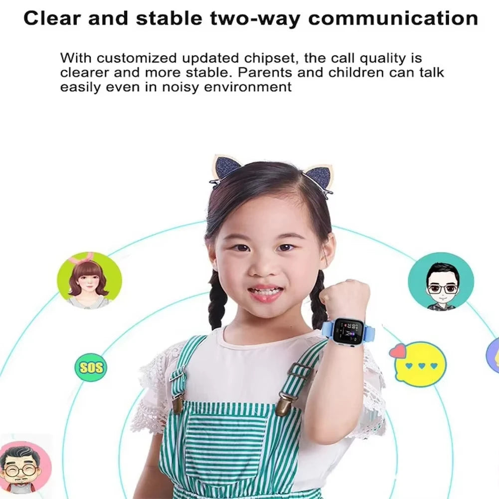 Kids 4G Smart Watch SOS GPS Location Voice Call Sim Card Child Smart Watch Camera Waterproof Watch For Boys Girl Present