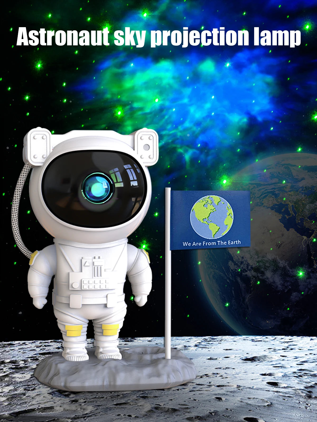 Kids Star Projector Night Light with Remote Control 360°Adjustable Design Astronaut Nebula Galaxy Lighting for Children Adults