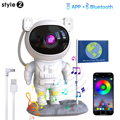 Kids Star Projector Night Light with Remote Control 360°Adjustable Design Astronaut Nebula Galaxy Lighting for Children Adults